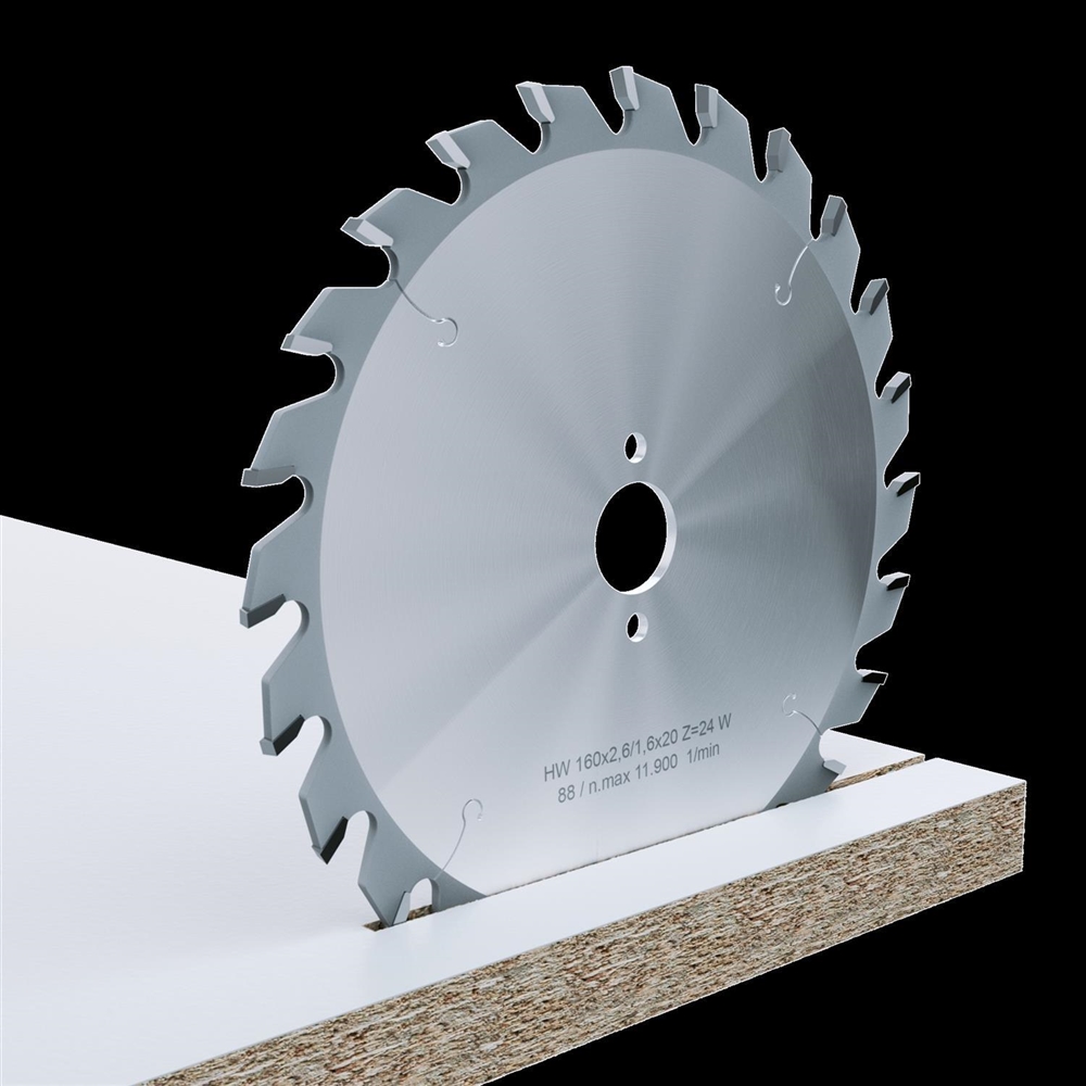 HM-MW Handkreissägeblatt  180 mm