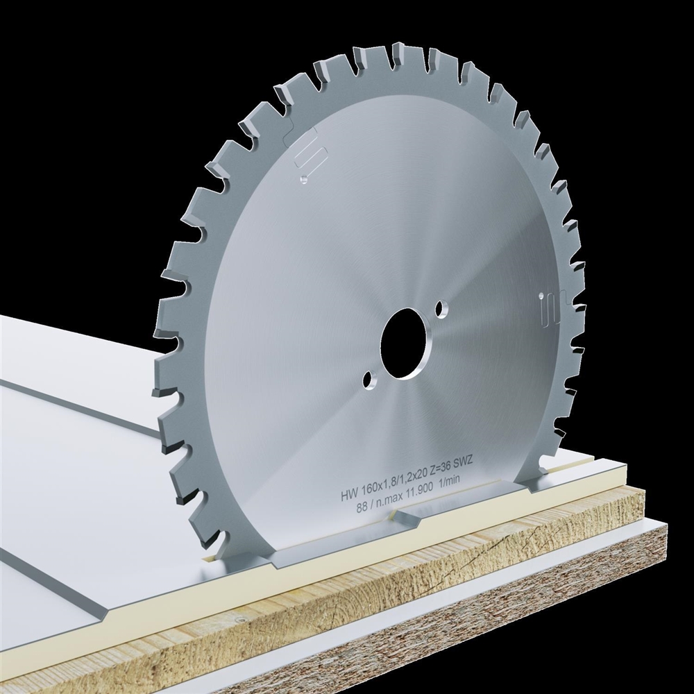 HM-WZ Dünnschnittkreissägeblatt 136 mm